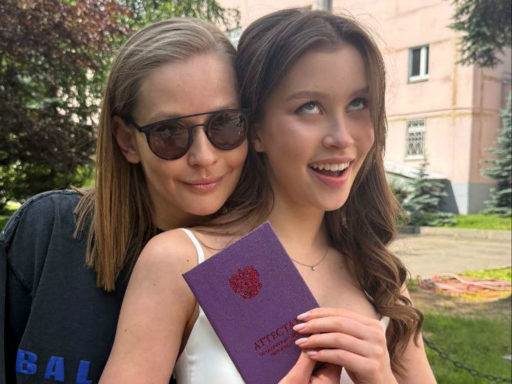 Анна Пересильд с мамой